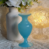 Opaline blue vase