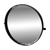 Round smoked plastic mirror '70s - Vintage