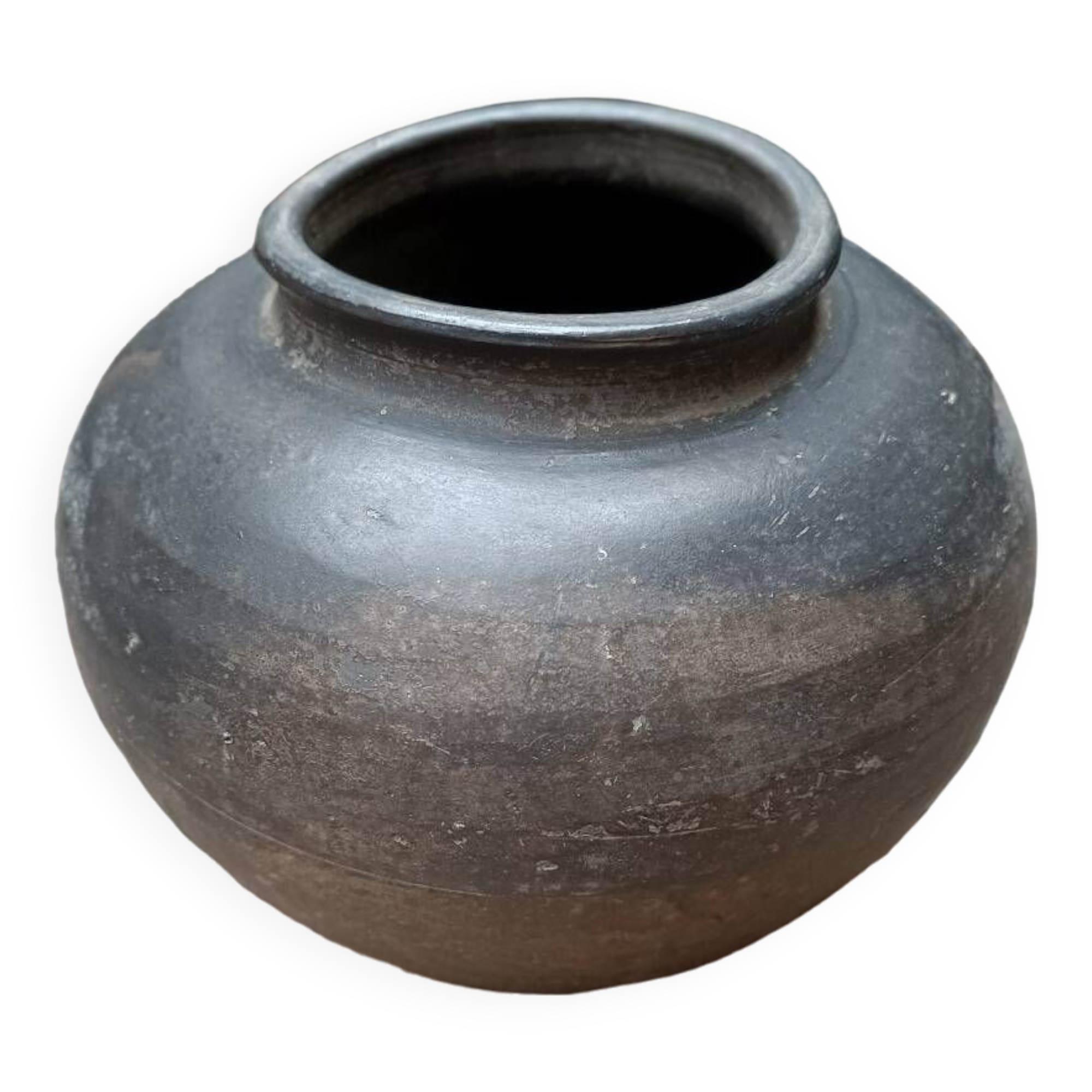 Old Indonesian terracotta water jar