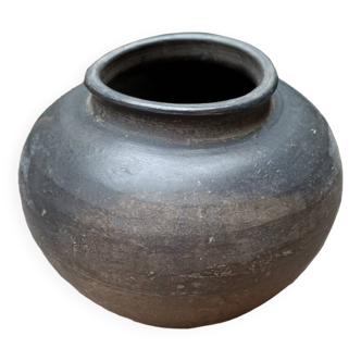 Old Indonesian terracotta water jar