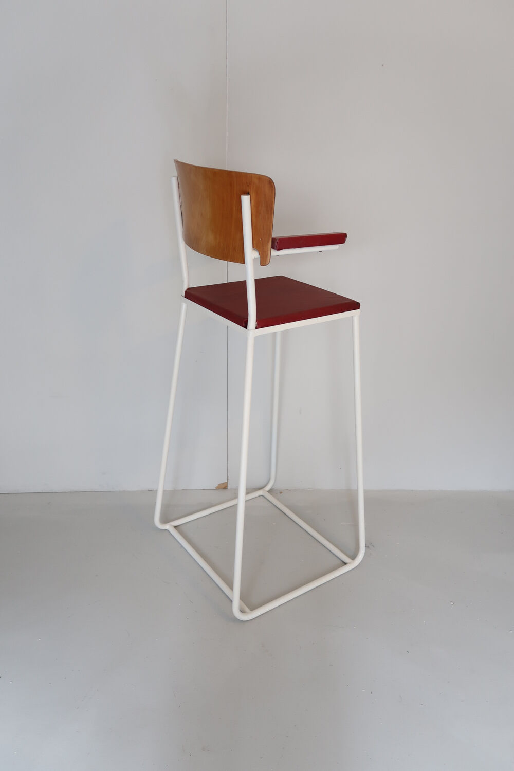 Vintage children's hairdresser chair 1950 Italy