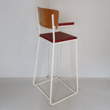 Vintage children's hairdresser chair 1950 Italy