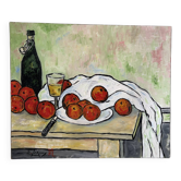 Still life, oil on canvas signed D Leroux.