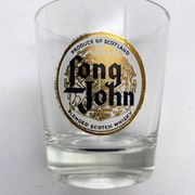 3 Vintage Canadian Club Whiskey Glasses, Long John and Queen Anne