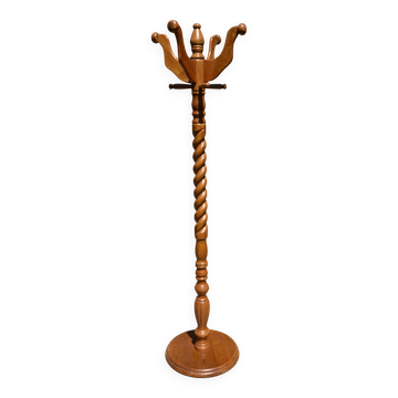 Vintage floor-standing coat rack