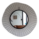 Designer wrought iron mirror - large format