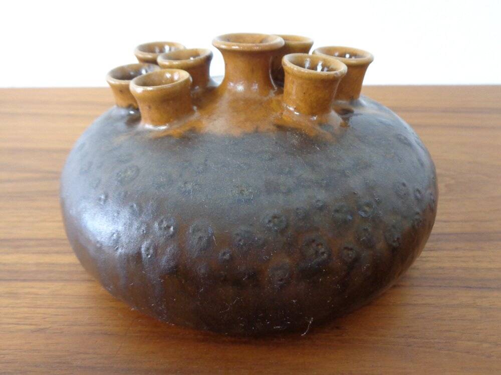 Ceramic Mushroom Vase, 1960s