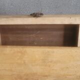 Banc brut avec dossier en bois chene