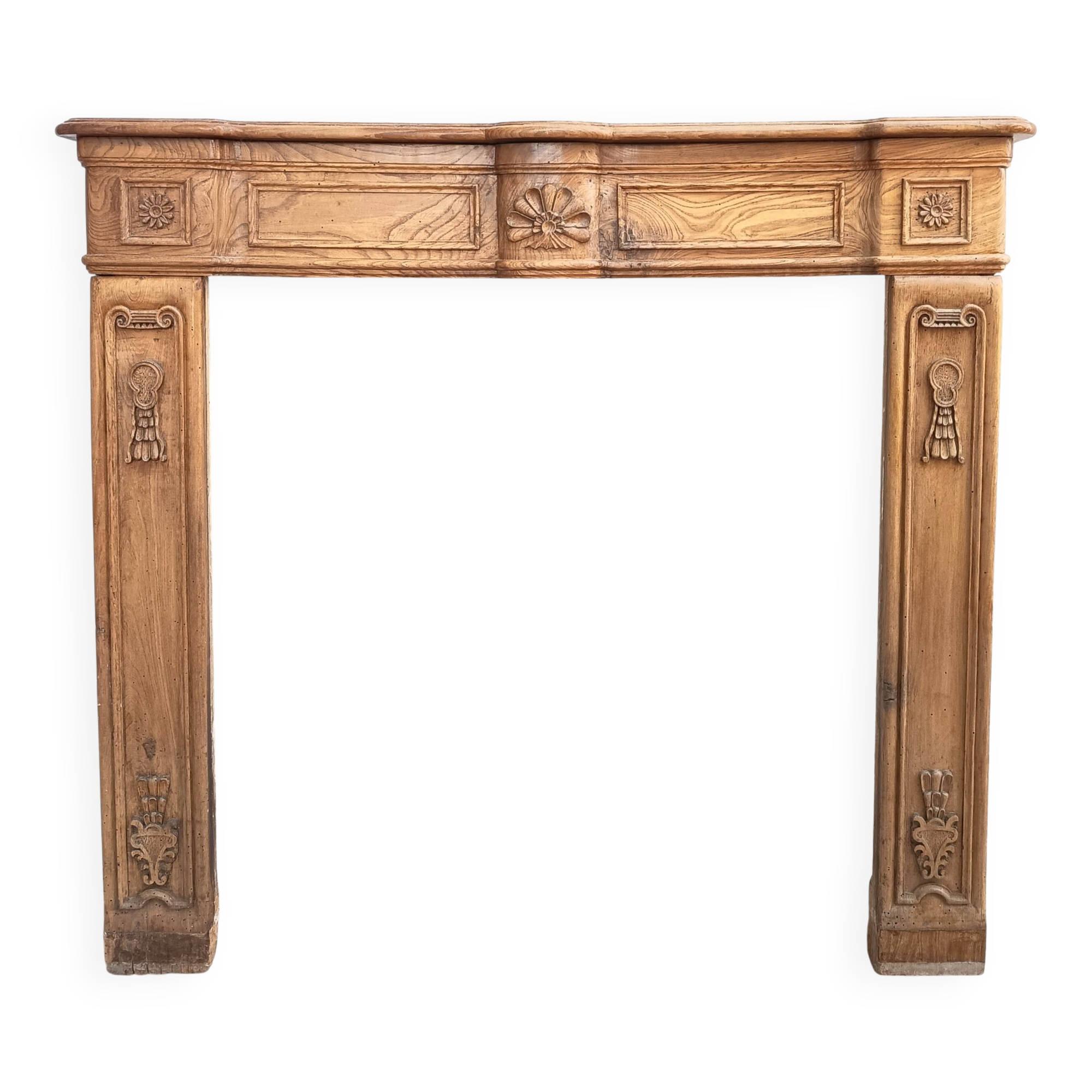 Oak mantelpiece