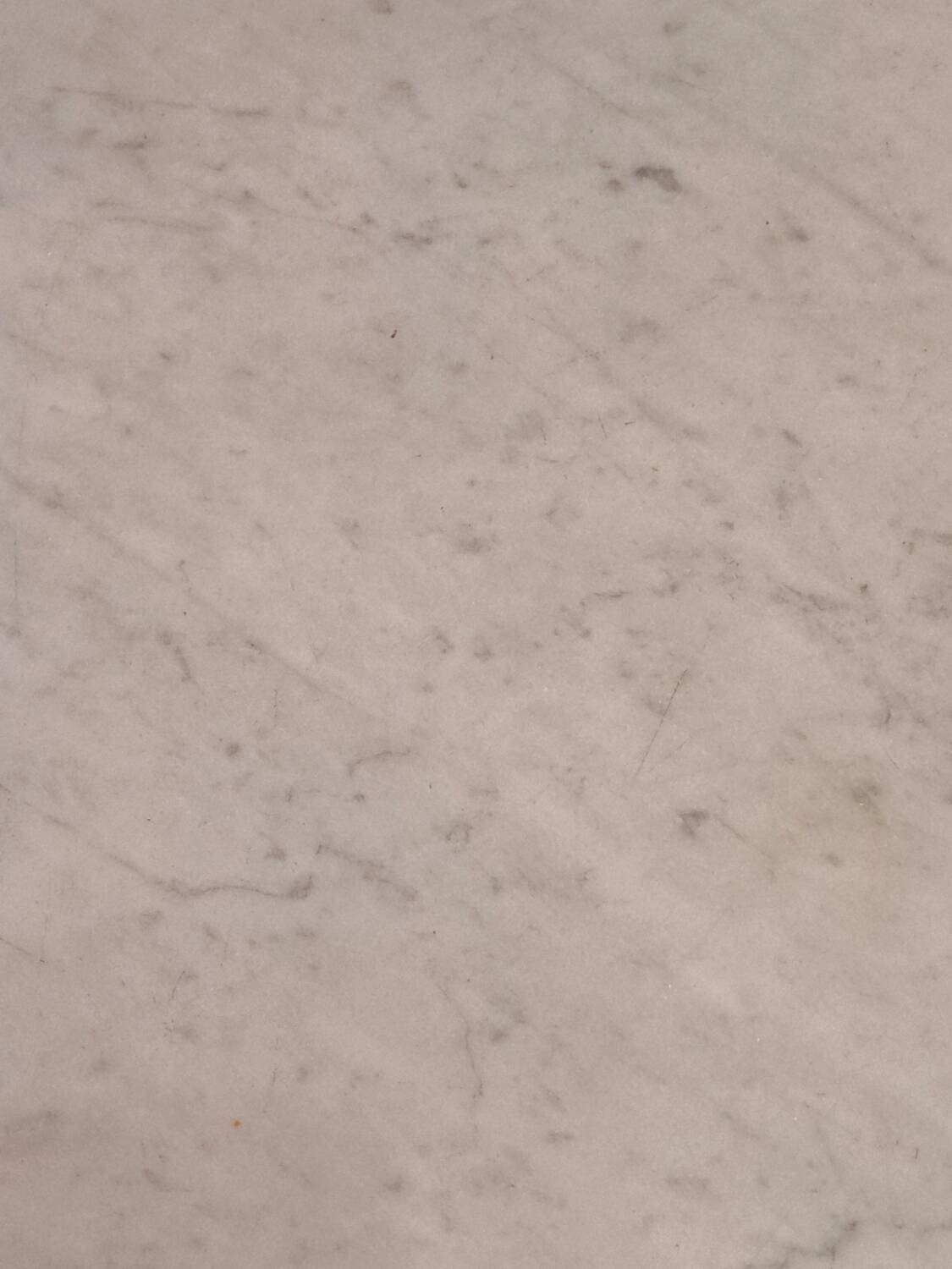 Mahogany and marble bouillotte table