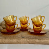 6 espresso cups vereco france