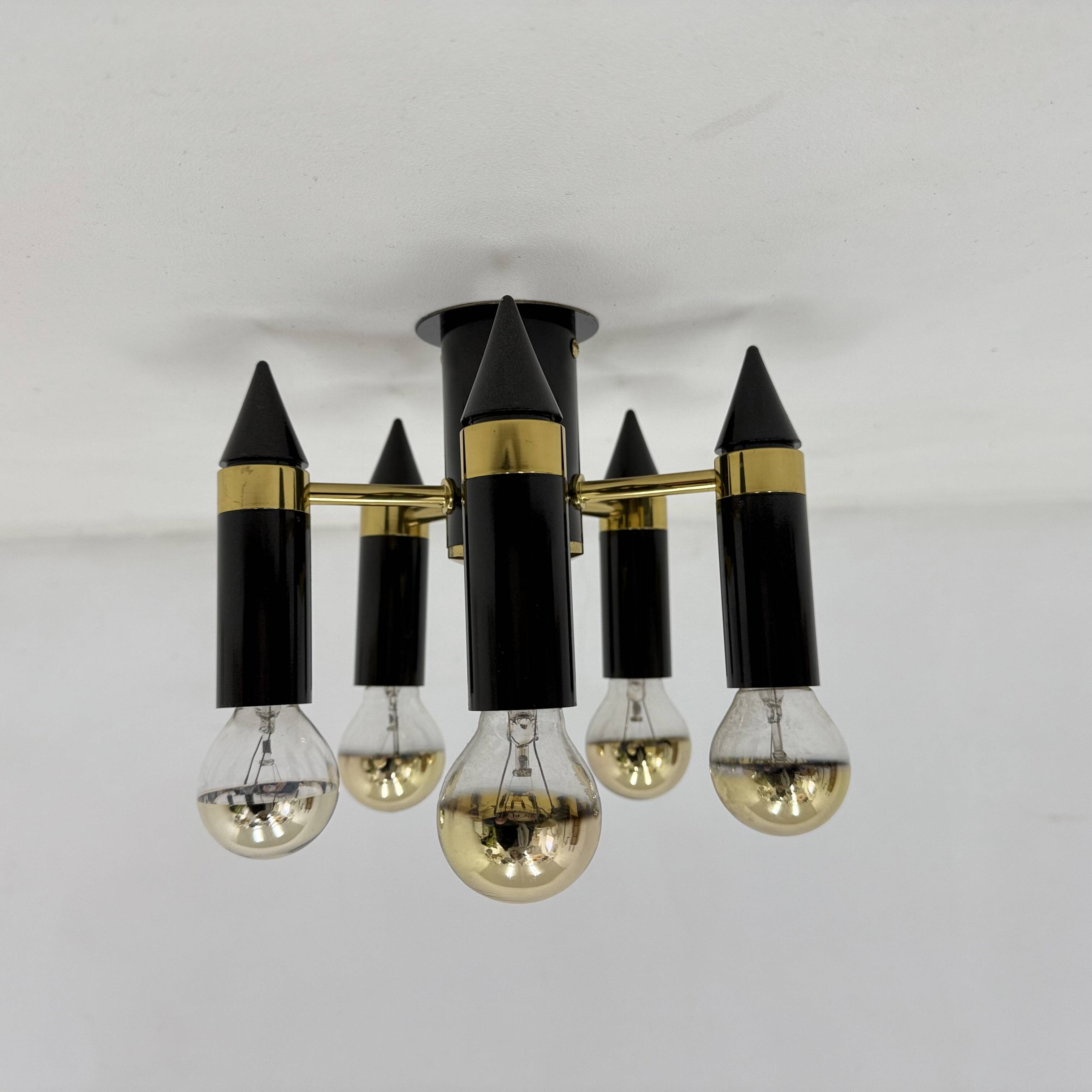 Plafonnier vintage Schmitz leuchten, Allemagne 1970