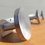 Wall coat rack 3 aluminum hooks