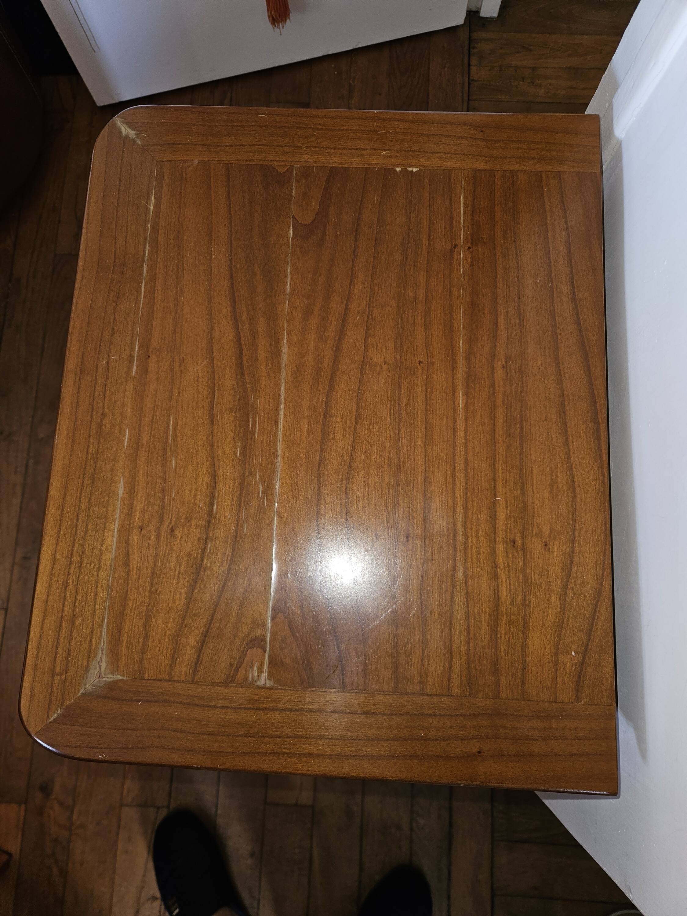 Bedside table made by a cabinetmaker.