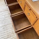 XXL golden oak craft furniture from the 50s