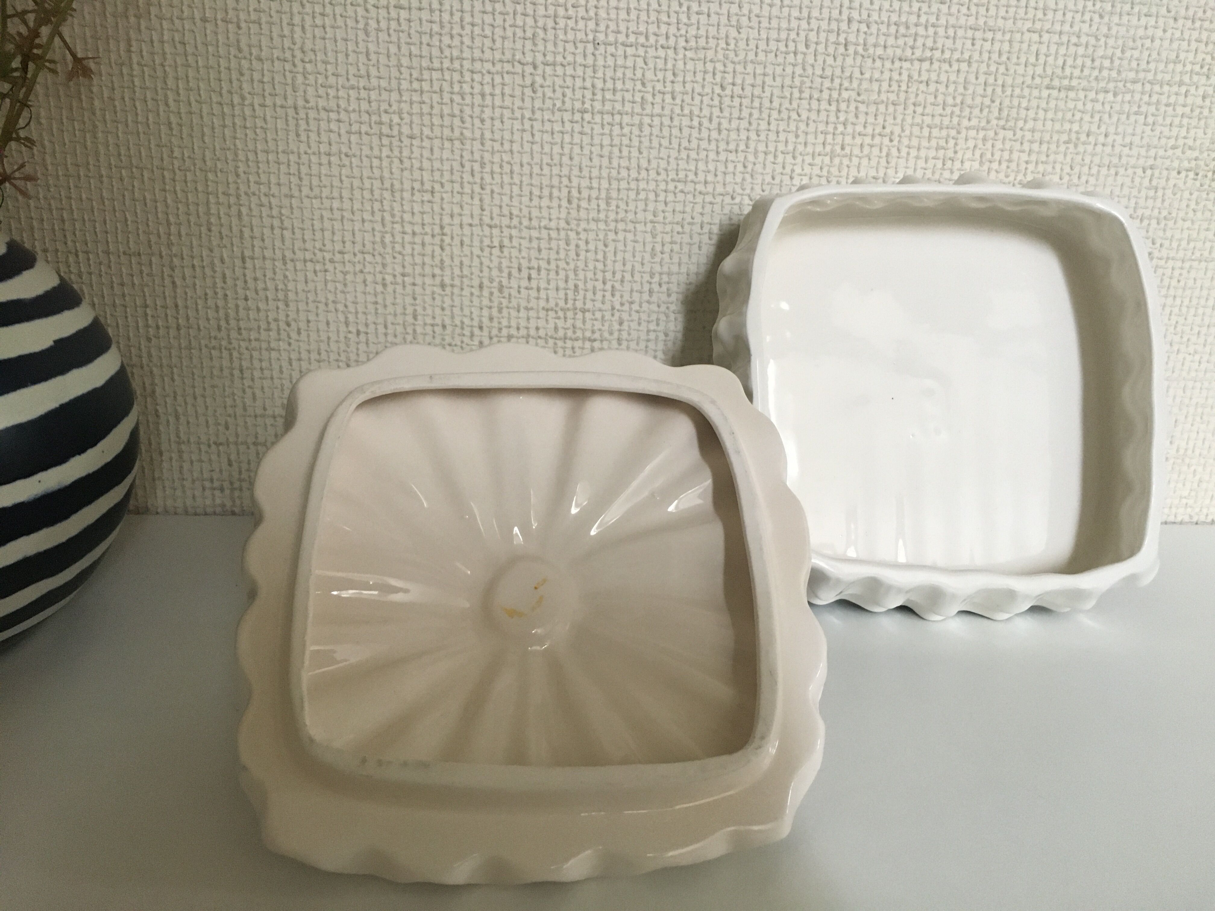 Ceramic Pierrot Jewelry Box