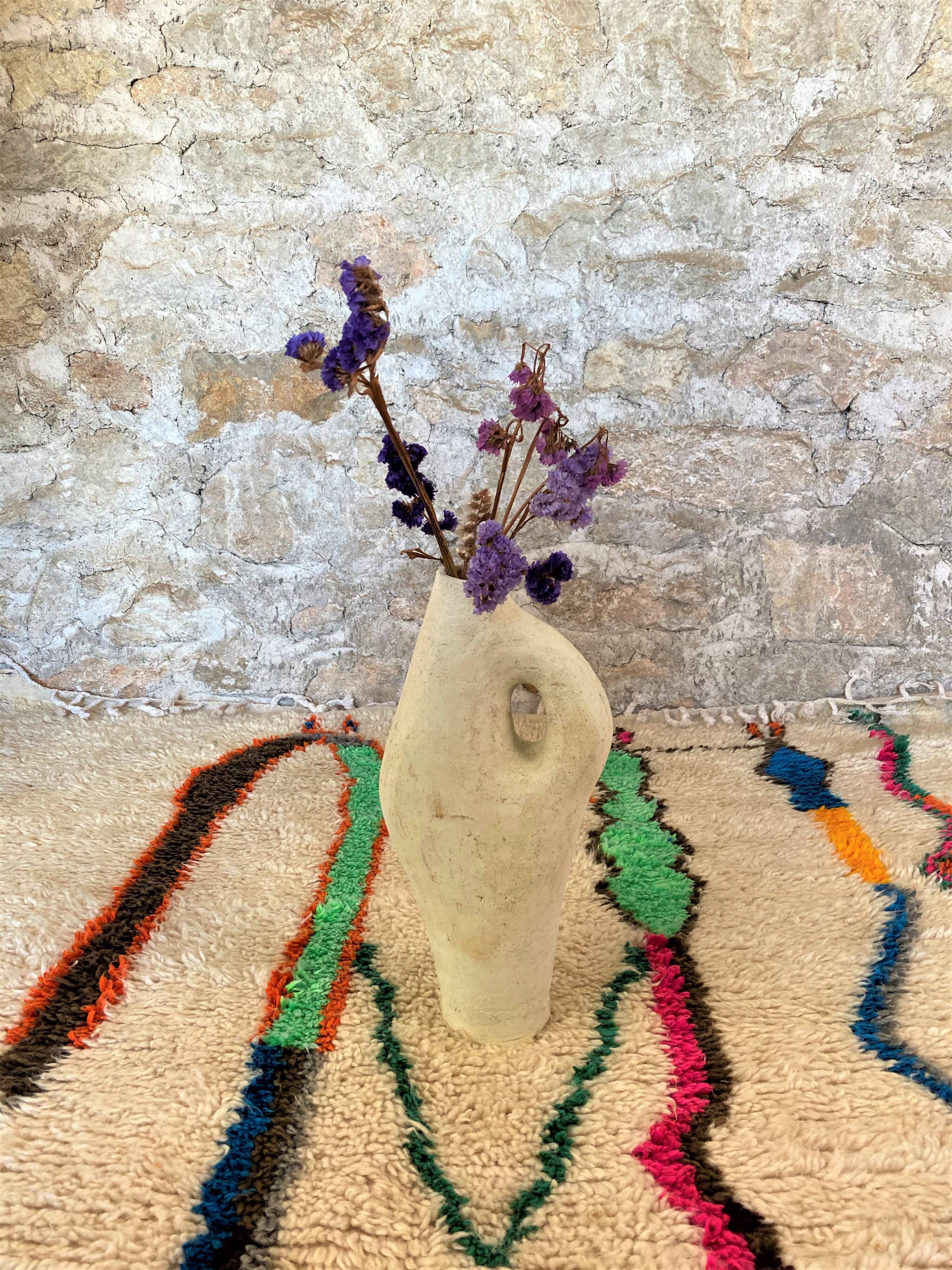 Terracotta vase /candle holder