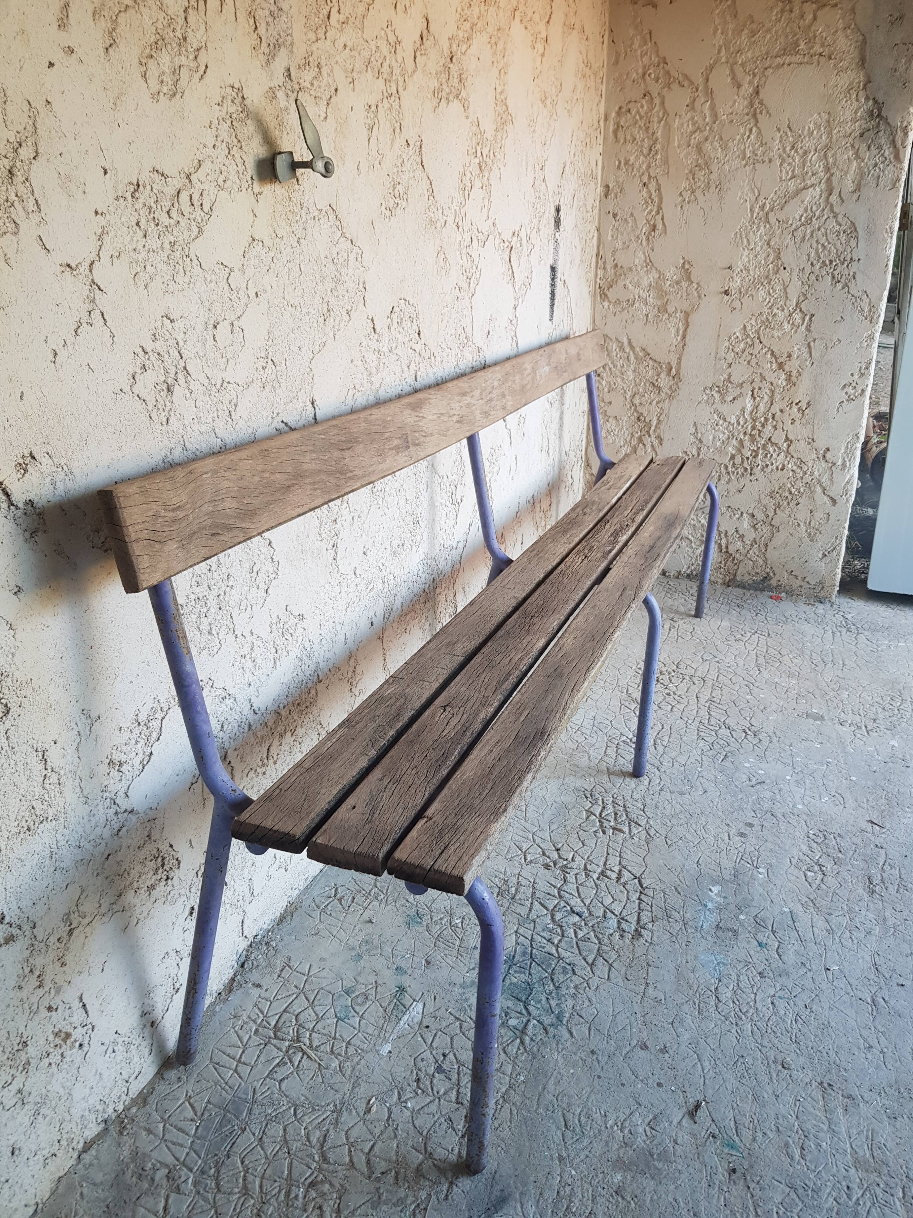 Vintage double bench