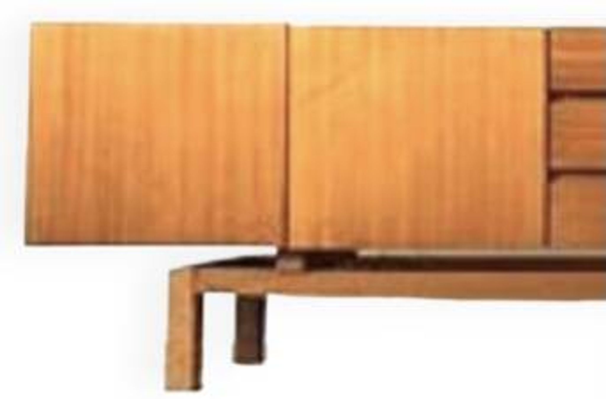 Vintage Scandinavian sideboard in blond teak