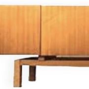 Vintage Scandinavian sideboard in blond teak