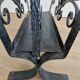 Vintage Iron Cast Magazine Rack: Handmade Gothic Home Decor