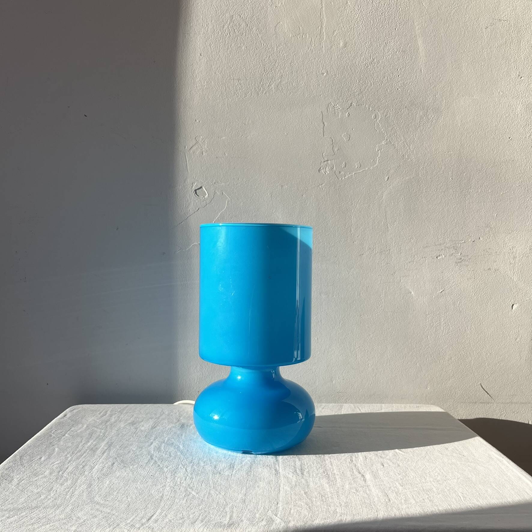 Blue table lamp LYKTA (vintage IKEA)