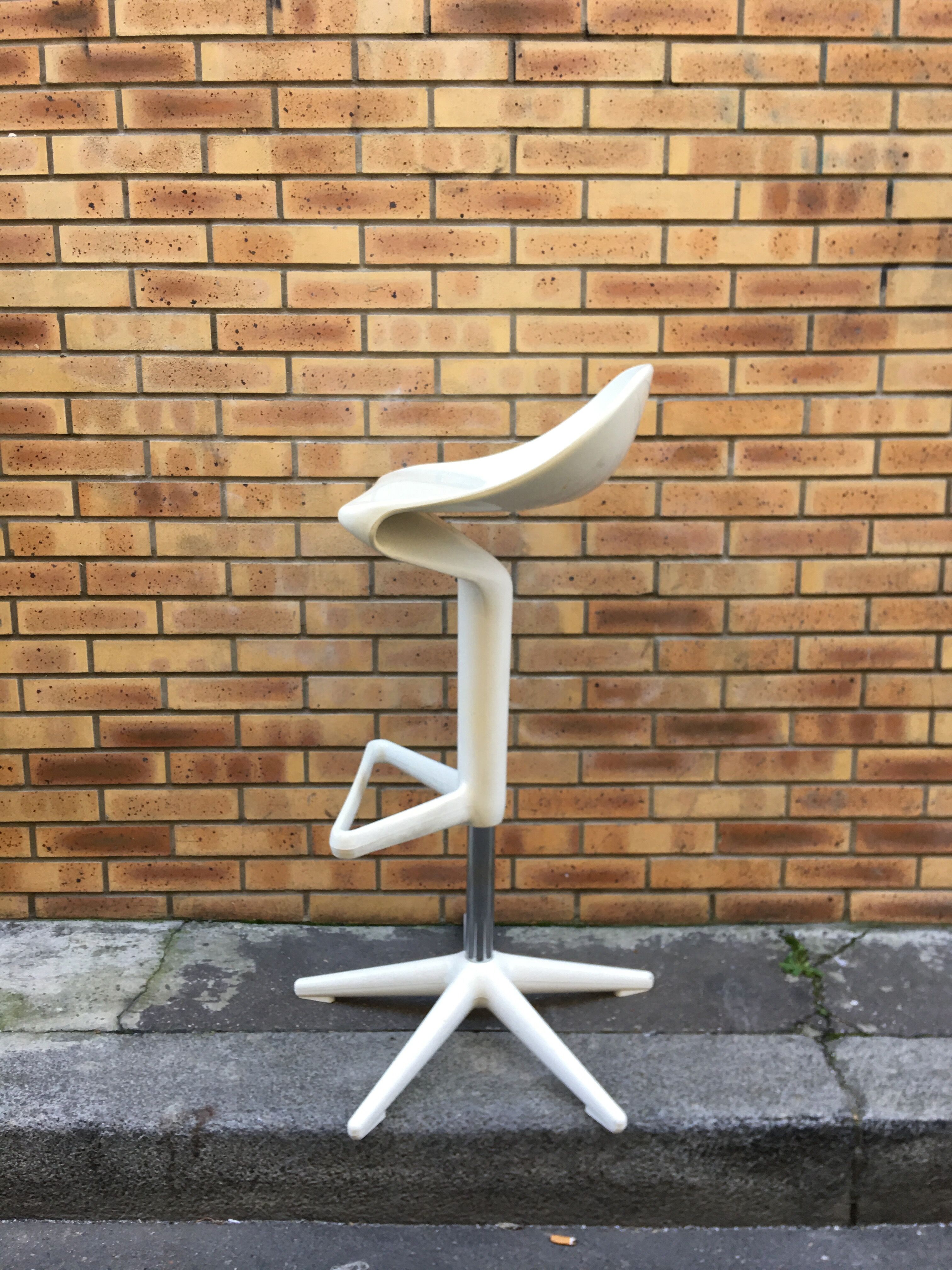Antonio Citterio's spoon swivel stool for Kartell