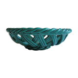 Green braided cup