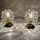 Pair of Limburg Bubble Glass Lamps