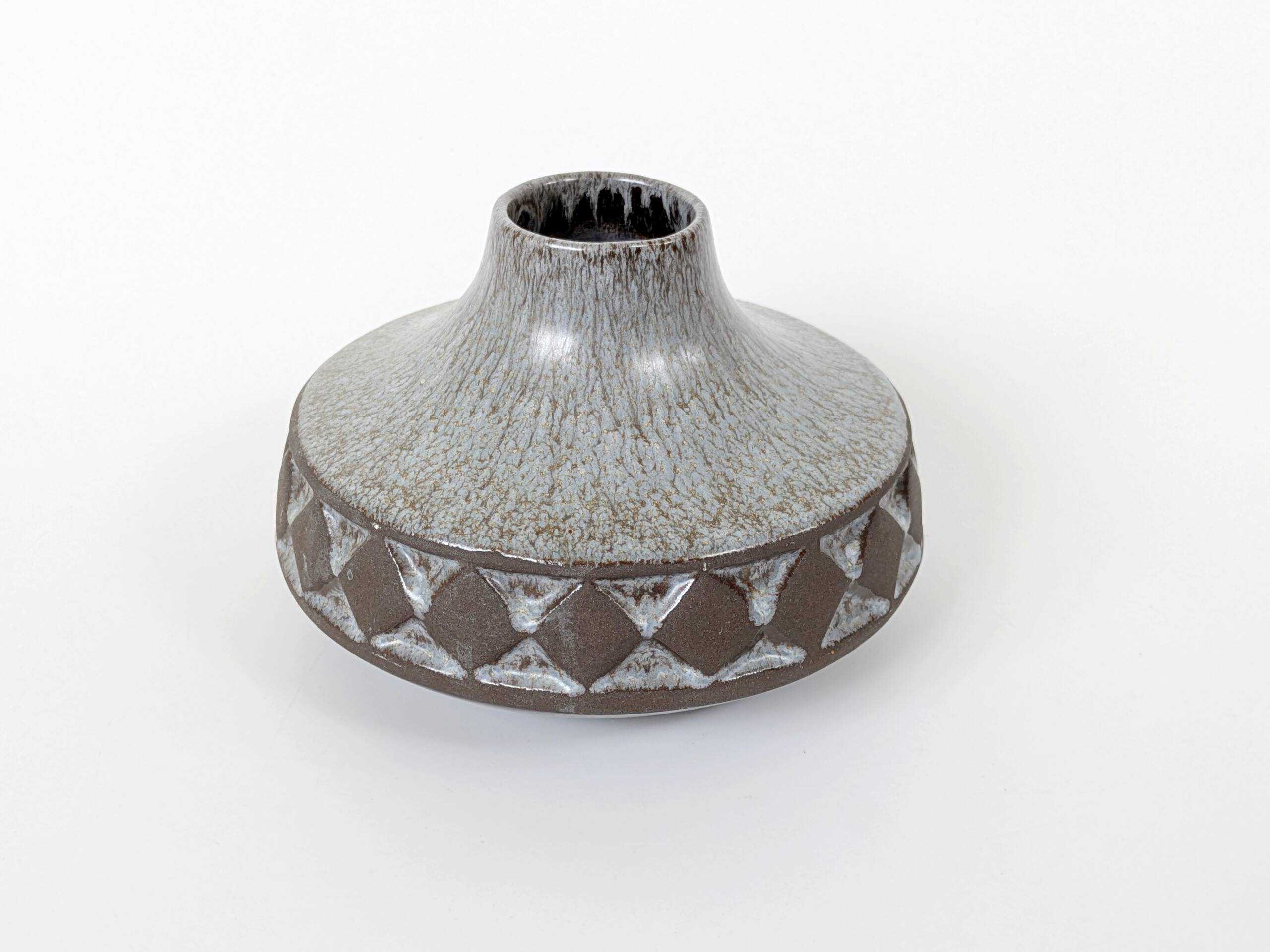 Vintage stoneware vase by Frank Keramik, Denmark, 1960s