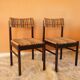 Chaises vintage moderniste années 50 -