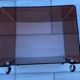 cube plexi fumé  a roulettes