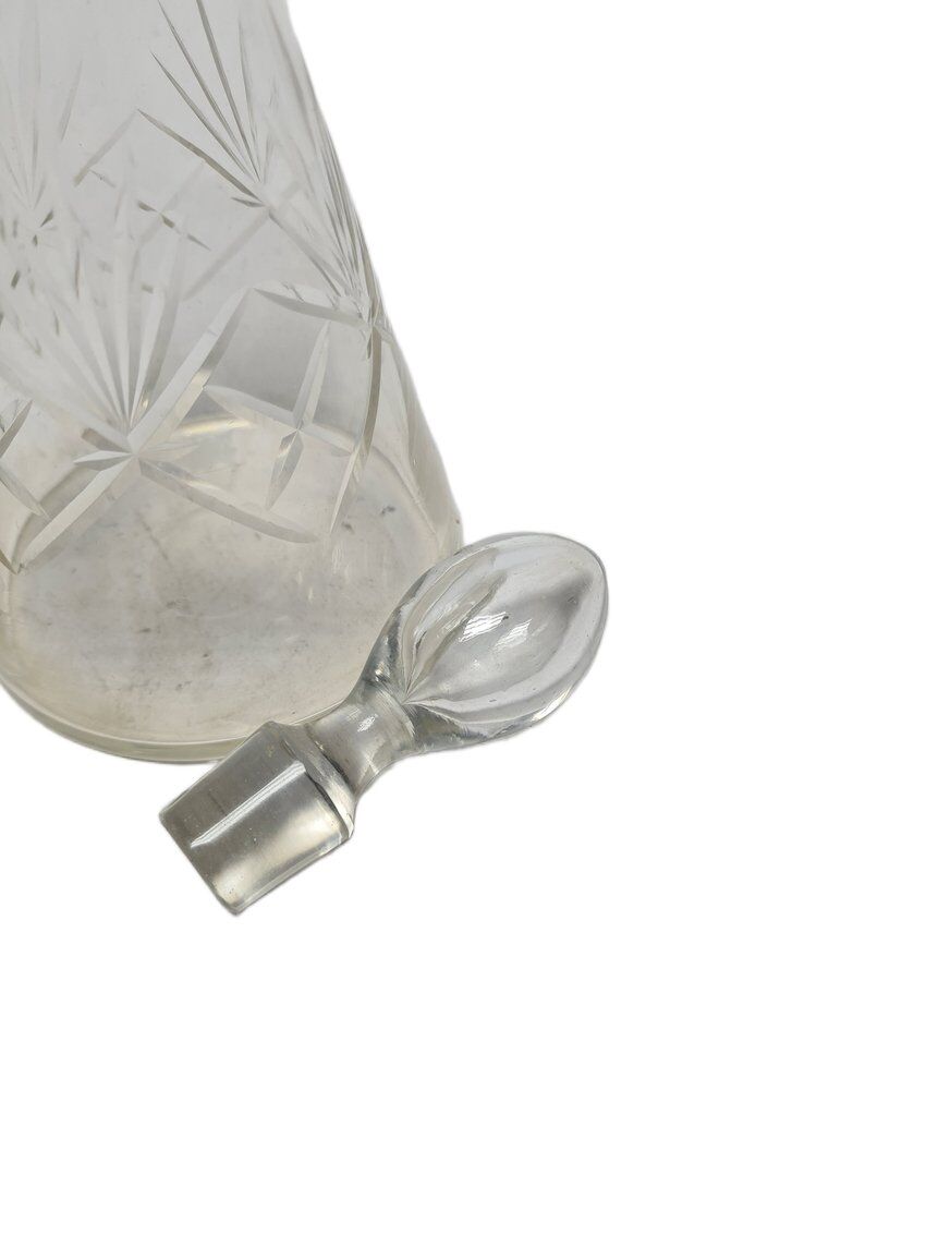 Art Deco crystal carafe, Germany, 1900s