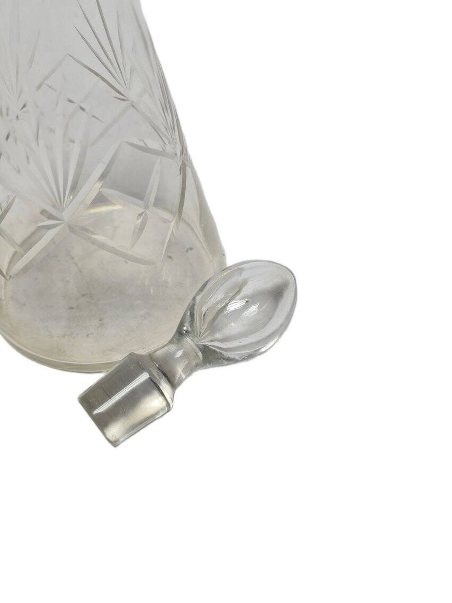 Art Deco crystal carafe, Germany, 1900s