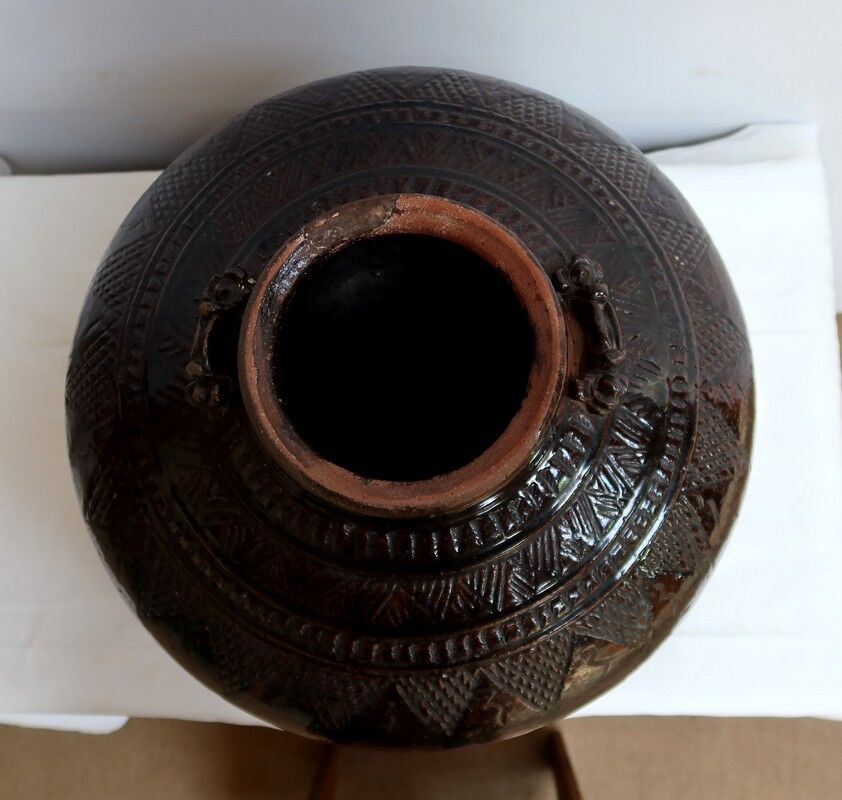 Glazed terracotta panse - 1900