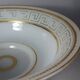 Centerpiece or opaline basin 19th century Greek decor, 33 cm. Very good condition. SBZ