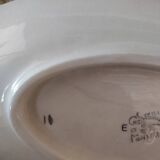 Set of 3 raviers Creil and Montereau pattern Carnations