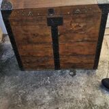 Vintage wooden trunk