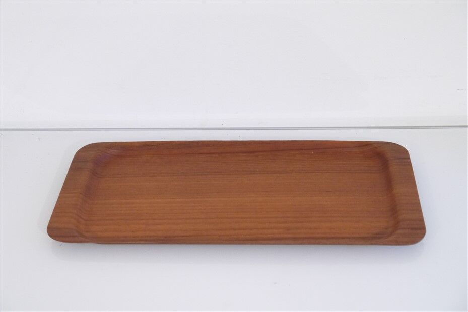 Vintage teak tray by Silva Suede 1960