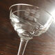 10 liqueur glasses engraved in Vintage crystal