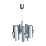 6-light aluminum chandelier