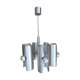 6-light aluminum chandelier