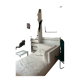 Méridienne Habitat blanche – 175 × 100 cm – excellent confort