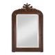 Louis Philippe mirror in plaster and wood with handcrafted decorations, France ca. 1900