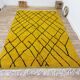 Handmade wool Berber rug 300x190 cm