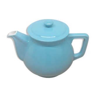 Théière bleu turquoise années 50
