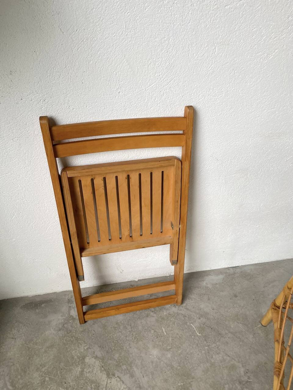 Bureau rotin Louis Sognot et sa chaise