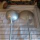 Écumoire et louche en aluminium vintage