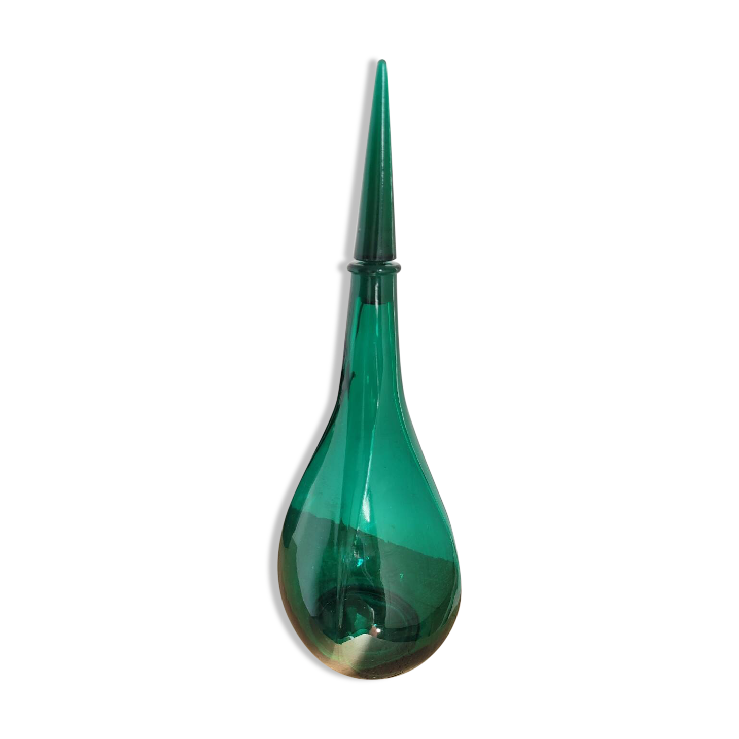 SADR green glass carafe