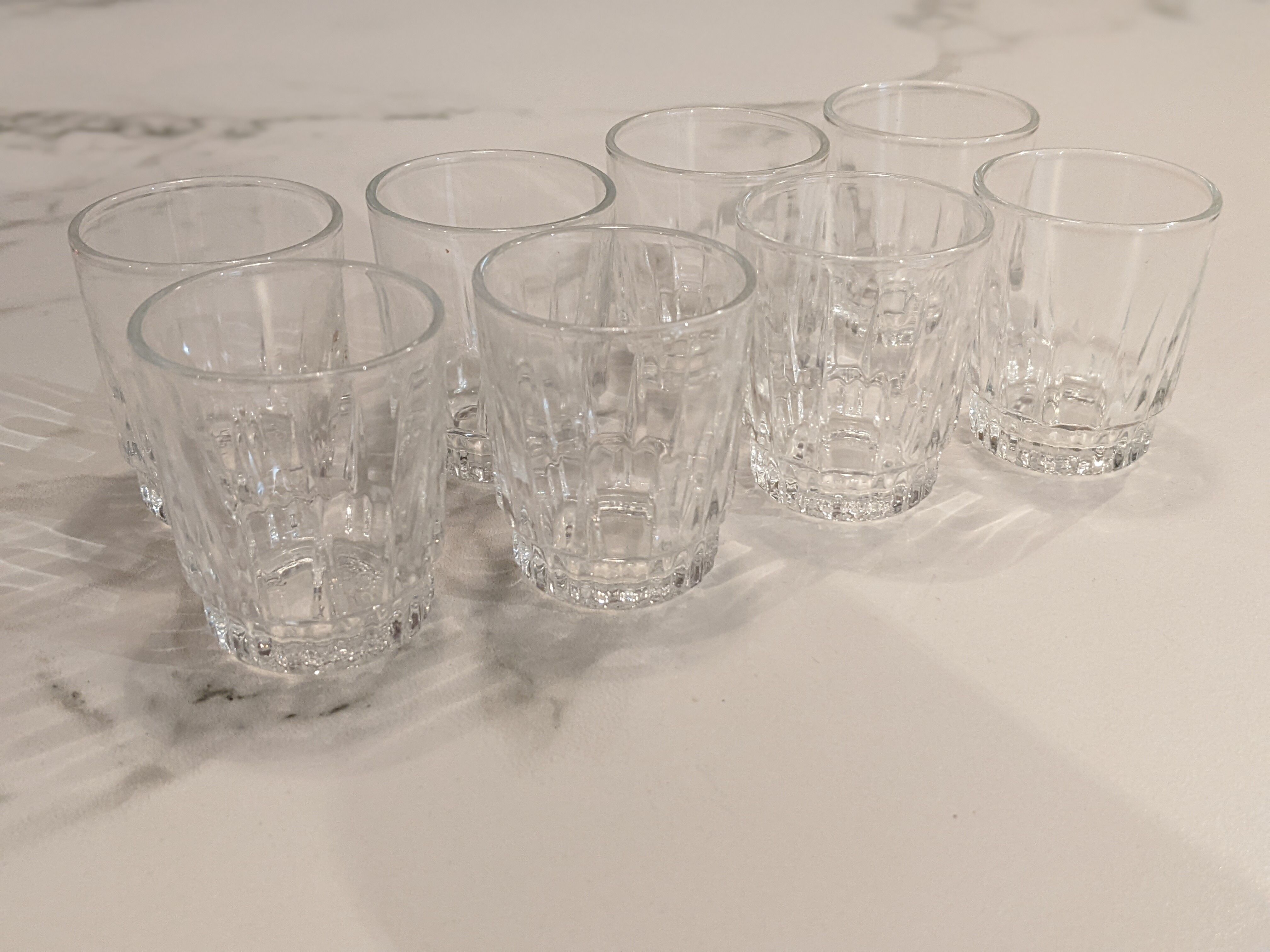 Arcoroc shooter glass set